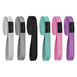 Long fabric resistance exercise bands sets