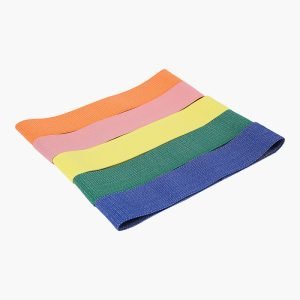 Premium fabric elastic workout bands sets