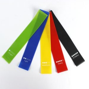 Latex TPE mini resistance bands sets
