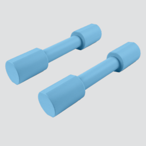 Silicone Dumbbells 2.5kg