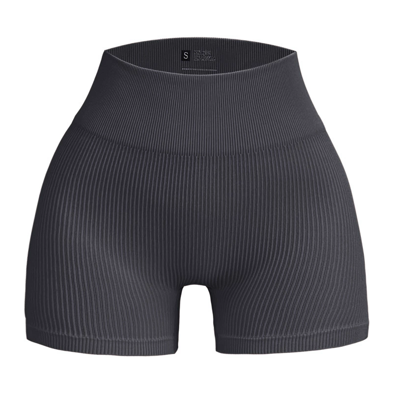 threaded fabric gym shorts