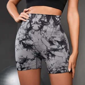 tie dye gym shorts